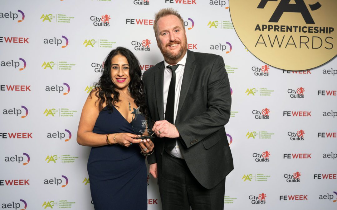 Ginger Nut Training Win Big at the AAC Apprenticeship Awards 2023
